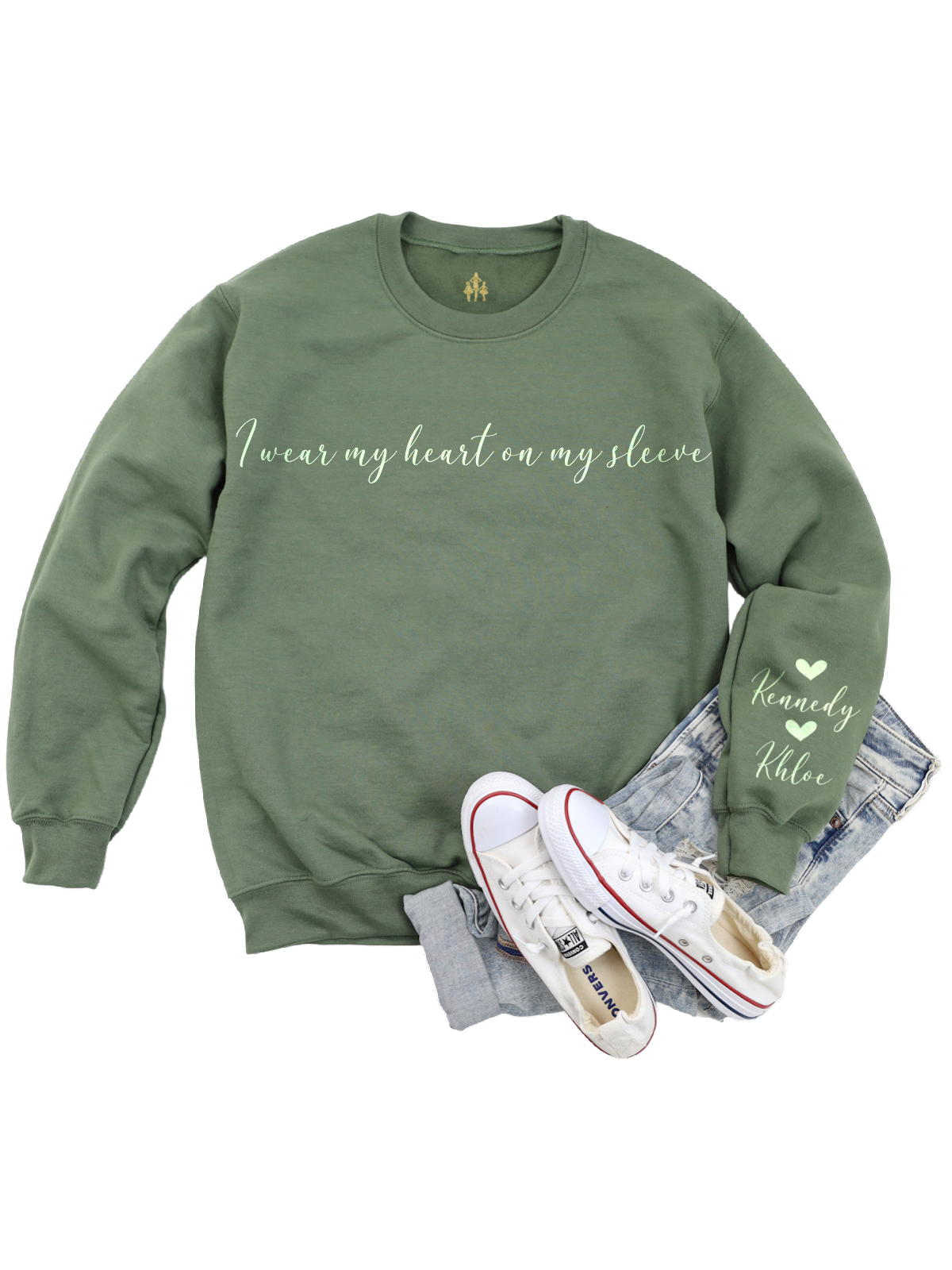 Heart on 2025 my sleeve jumper