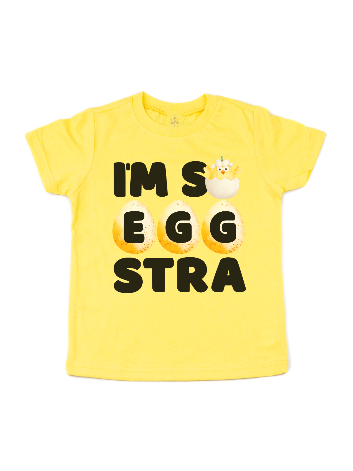 I'm So Eggstra Kids Easter Shirt in Yellow