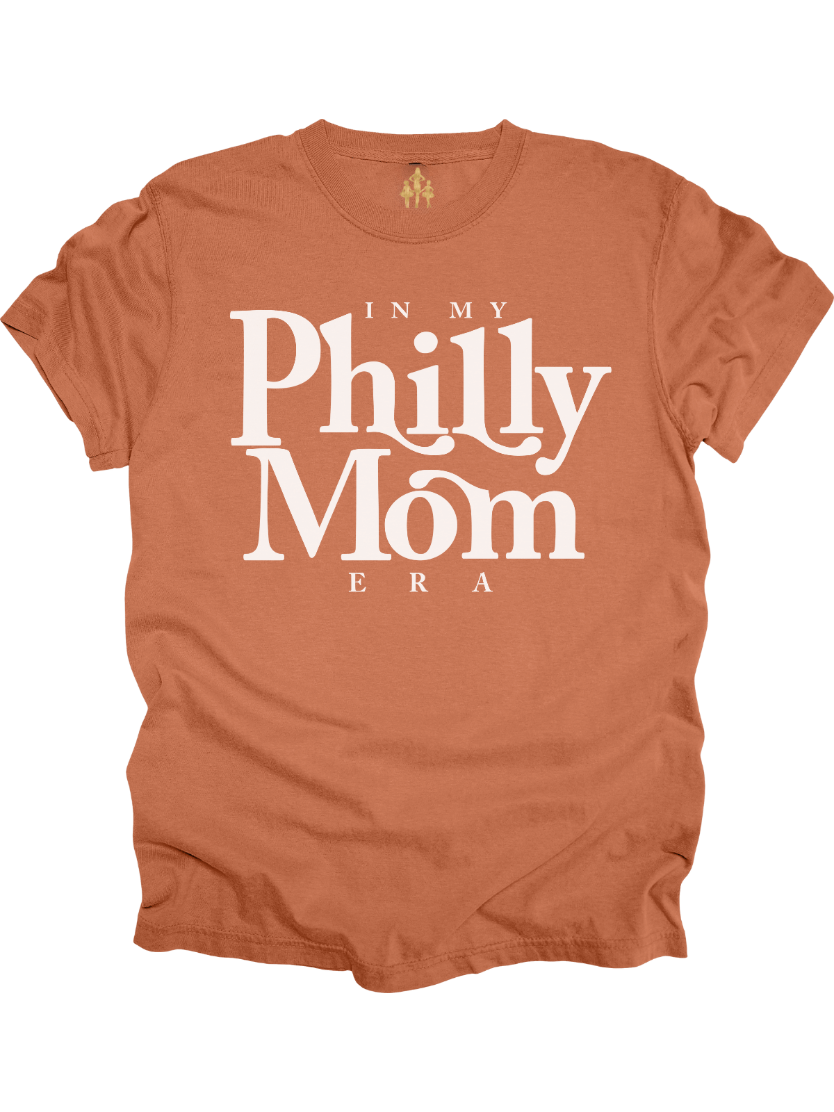 Orange Short Sleeve In My Philly Mom Era Women's Shirt