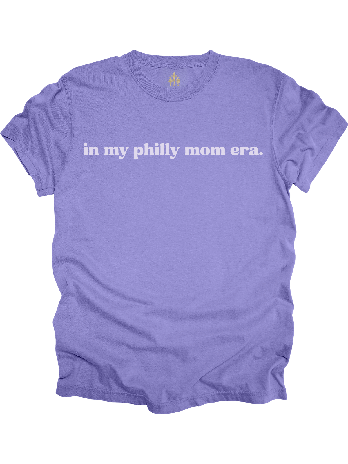 In My Philly Mom Era purple women’s t-shirt