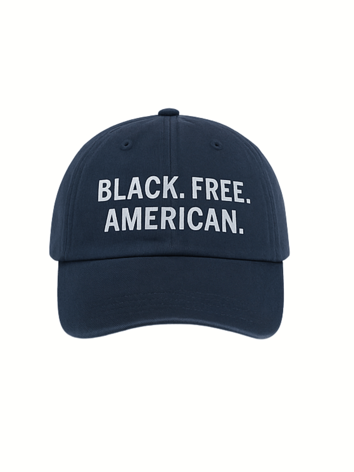 Black Free American navy hat