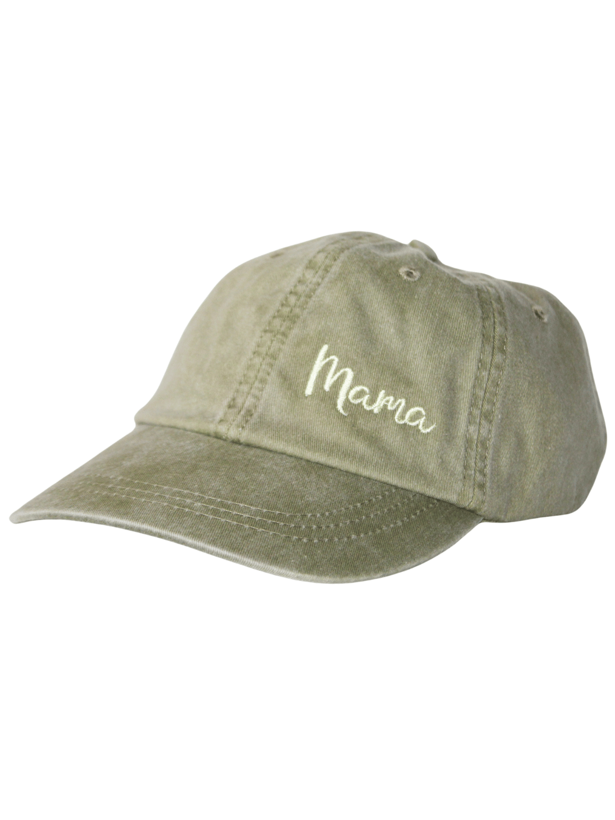 Mama Baseball Hat in Khaki