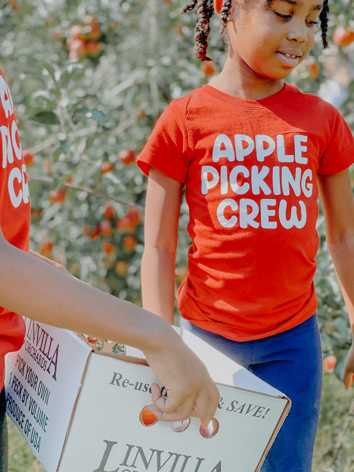 Kids Apple Picking Crew Shirt