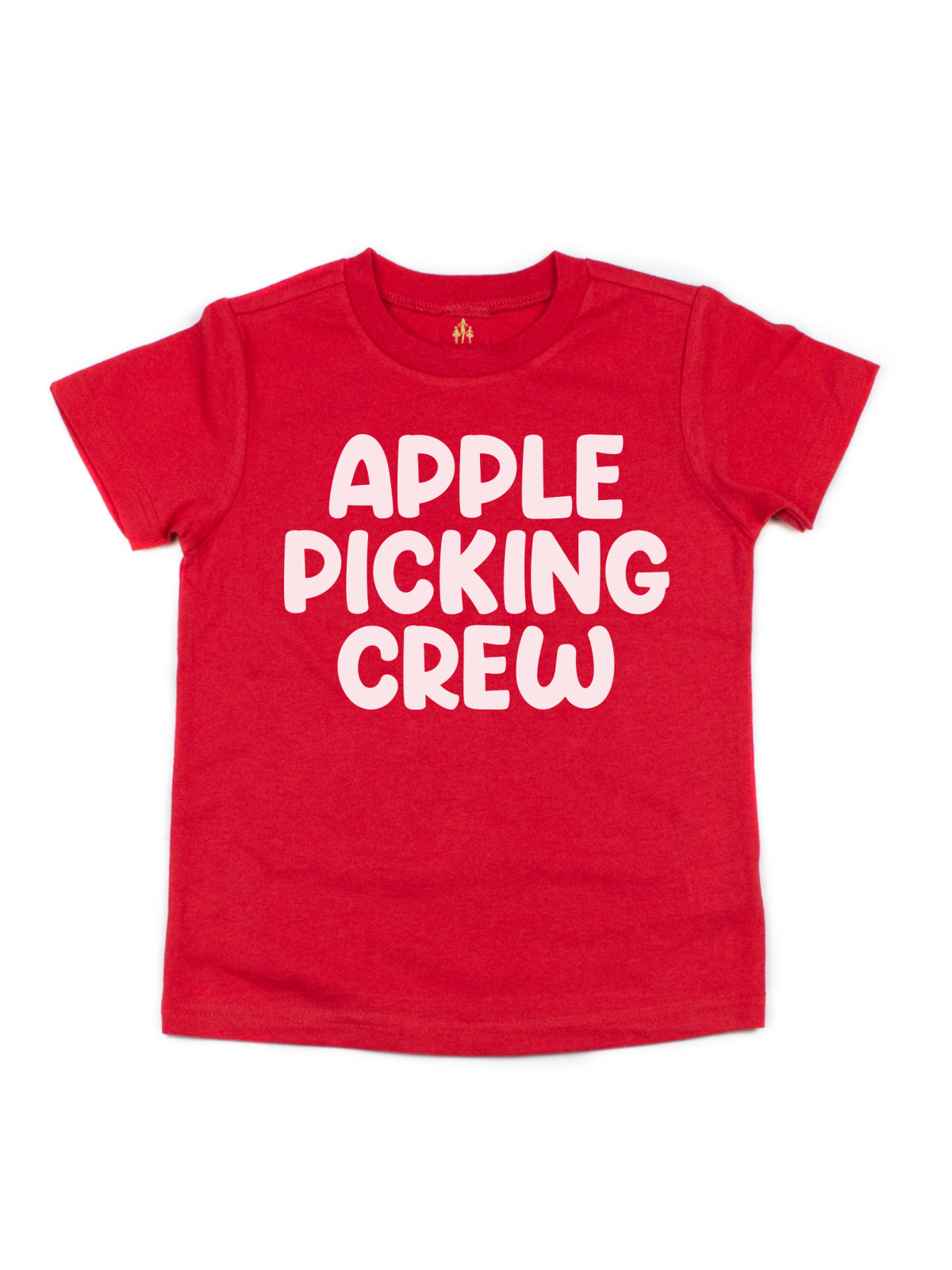 Kids Apple Picking Crew Red Shirt