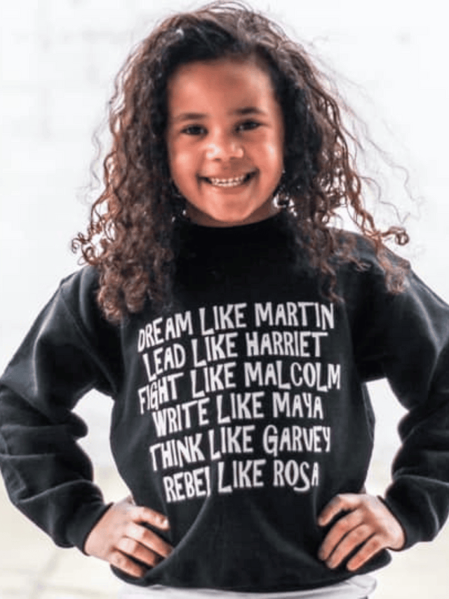 Black History Month Sweatshirt in Black