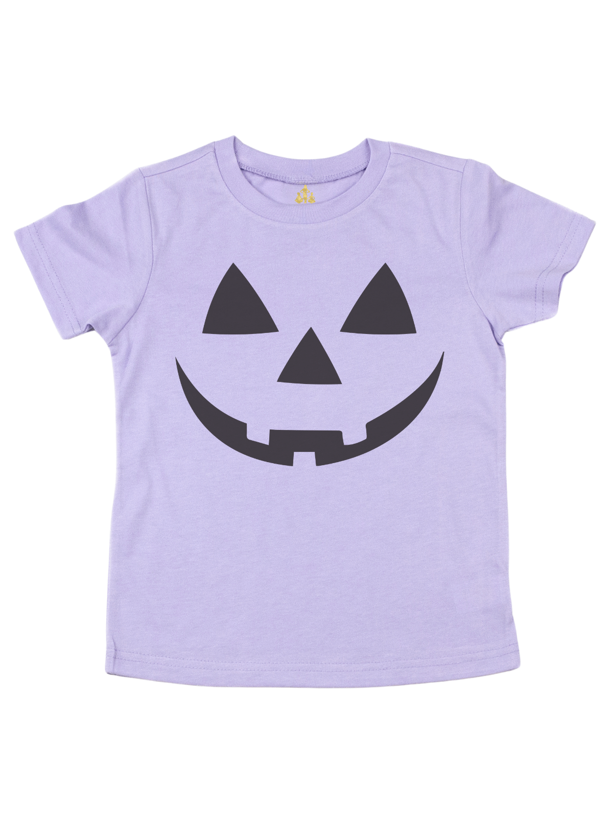 Kids Lavender Jack-o’-Lantern Halloween T-Shirt