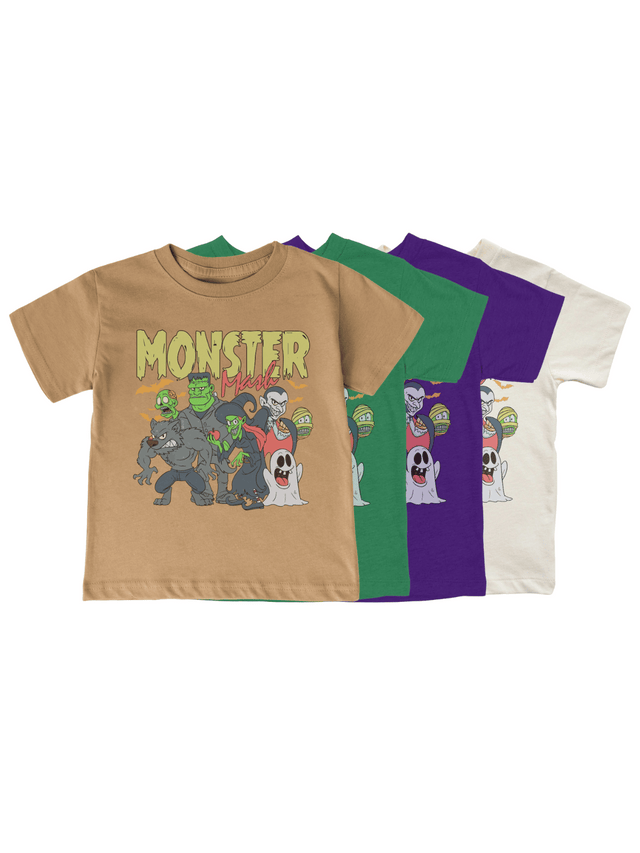 Monster Mash Kids Halloween Shirts