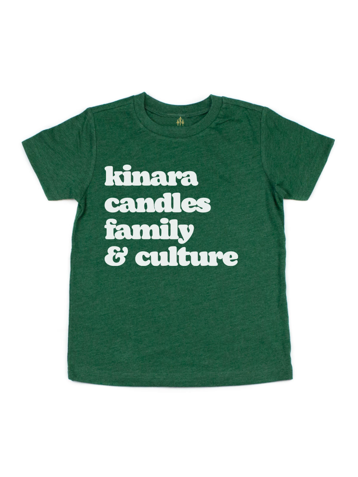 short sleeve kids Kwanzaa shirts red, green, yellow, and heather gray colors