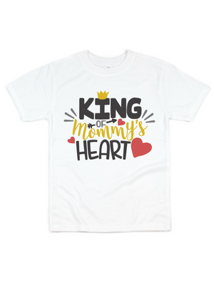 King of Mommy's Hearts Boys Bodysuit and Shirt