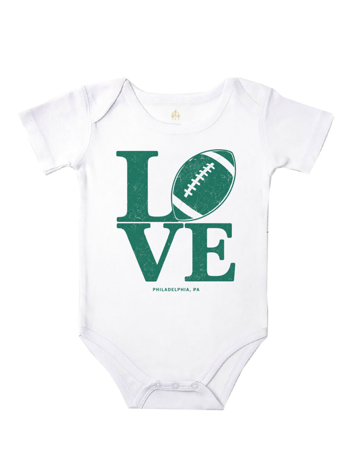 LOVE Philadelphia Football Baby Bodysuit