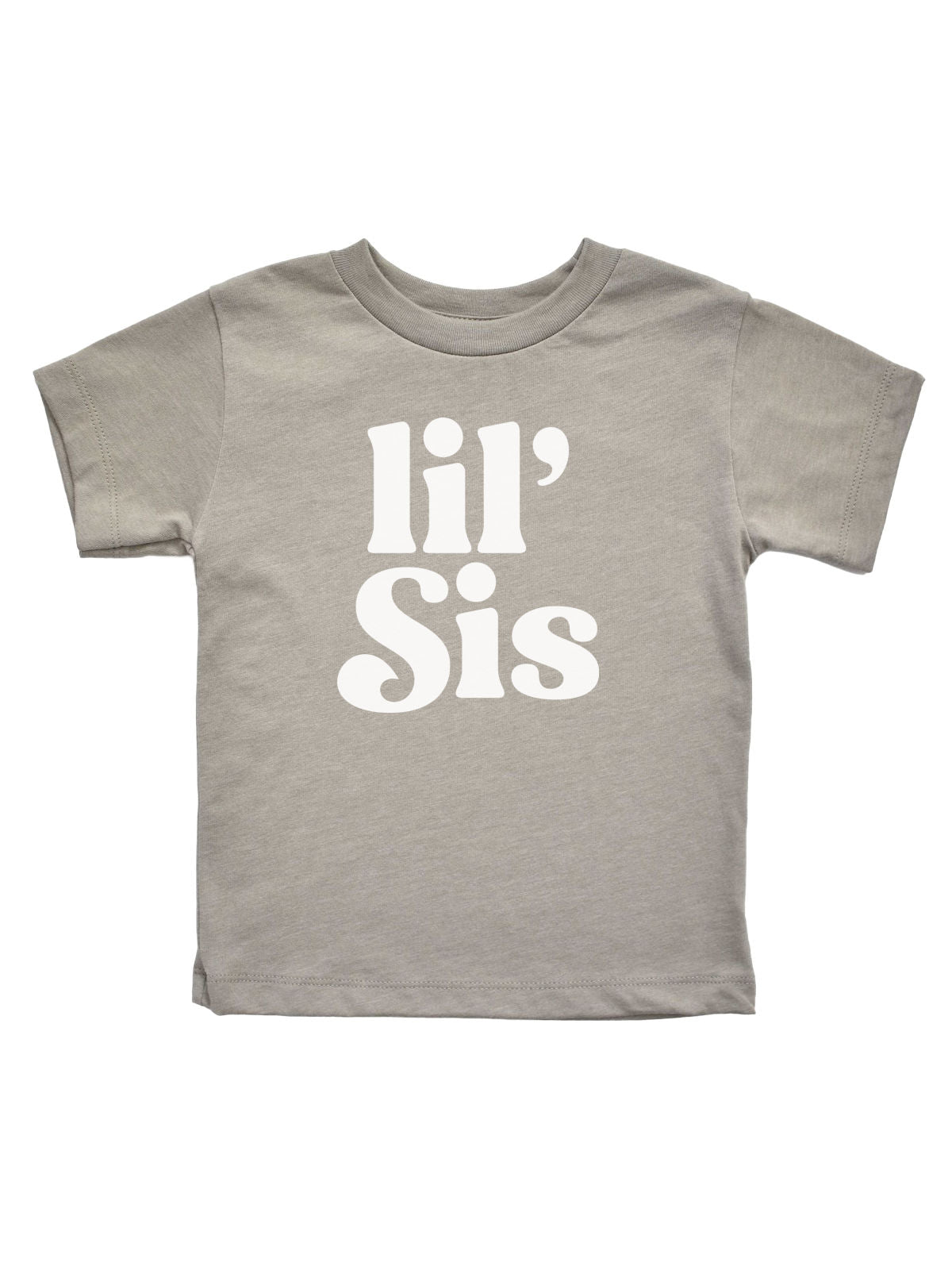 Lil Sis Infant Bodysuit in Stone