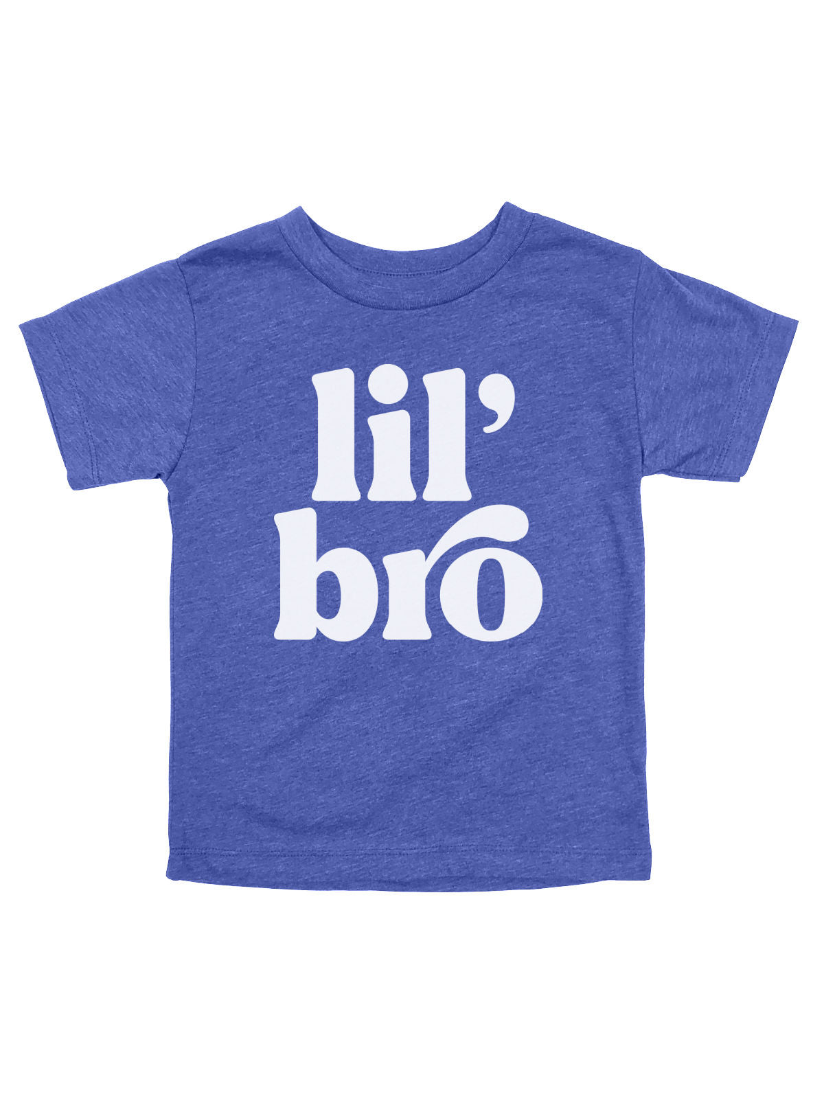 Lil Bro Baby Boy Bodysuit in Blue