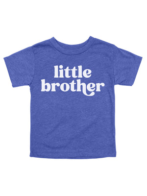 Little Brother Baby Boy Shirt in Blue