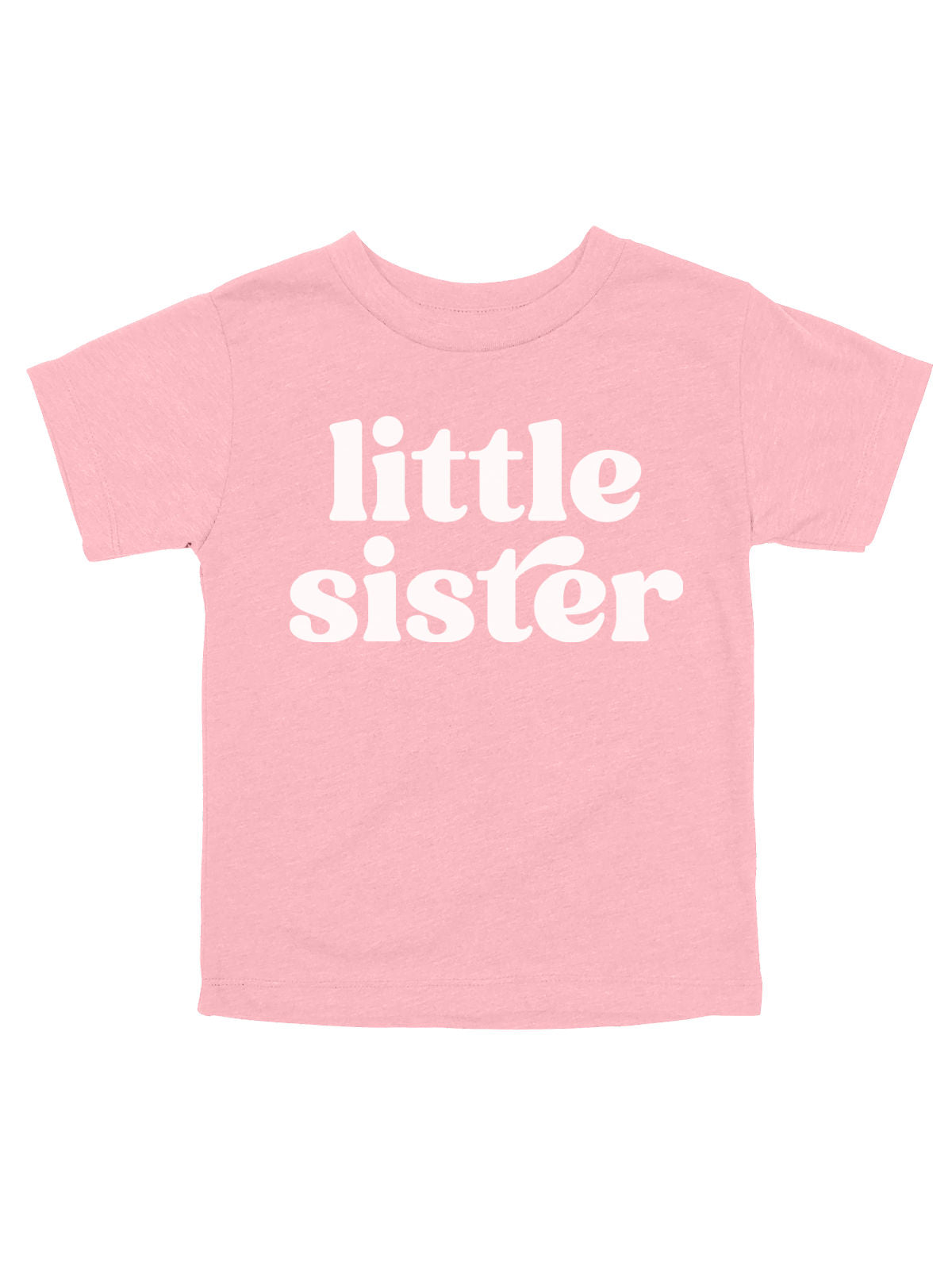 Little Sister Baby Girl Bodysuit in Pink