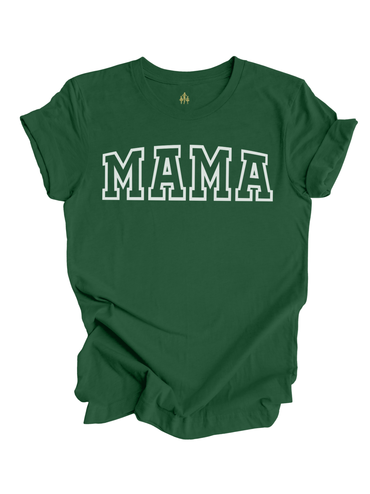 MAMA Varsity Short Sleeve Evergreen Shirt