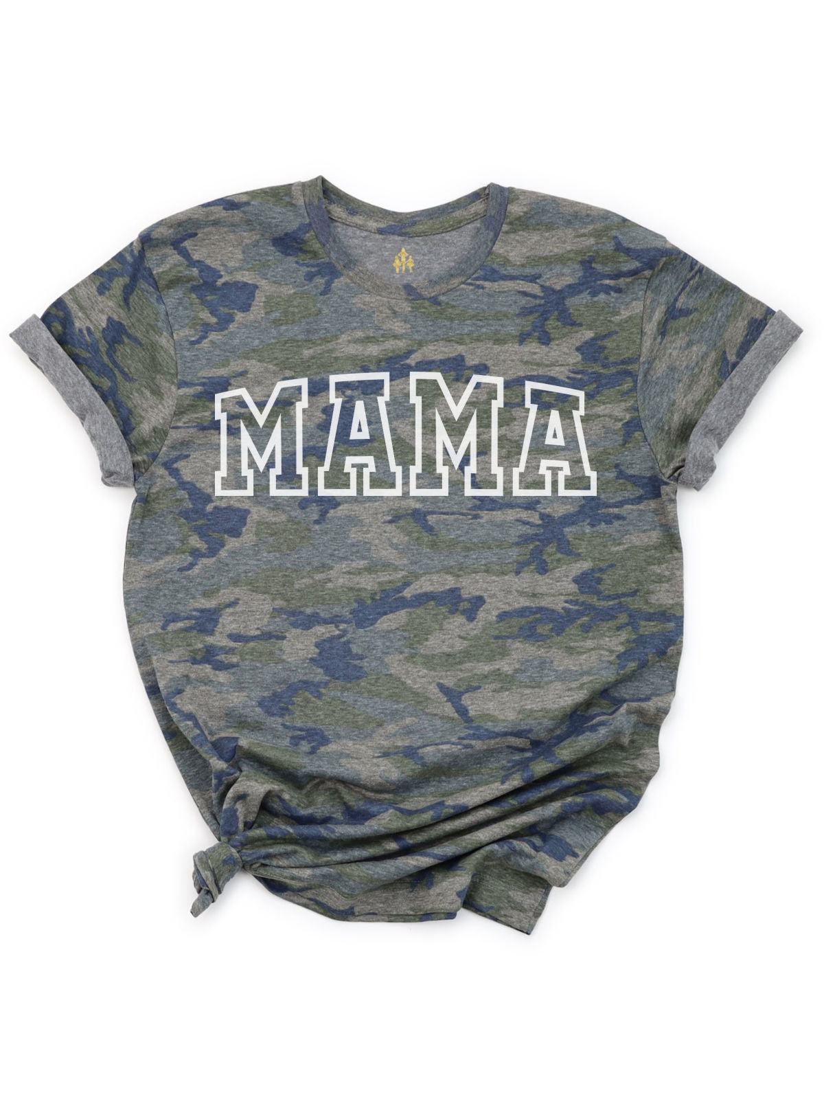 Mama Women's Vintage Camo Shirt
