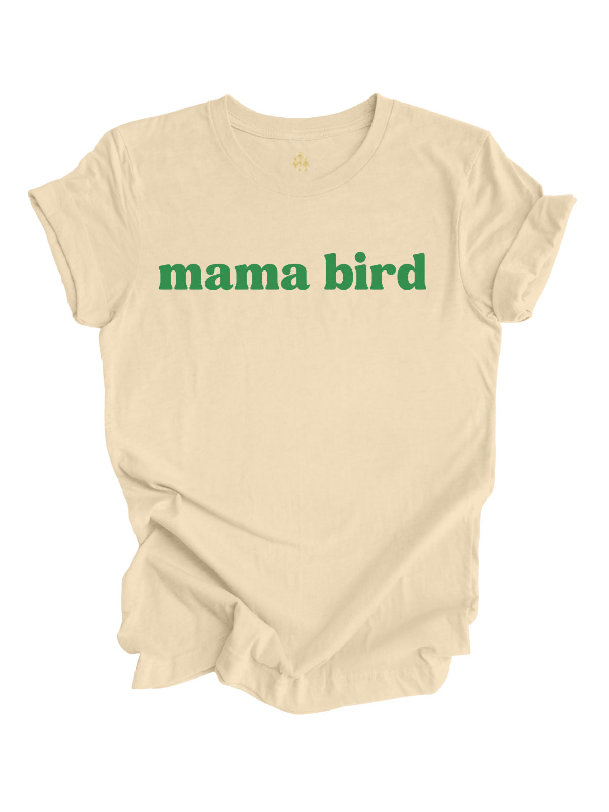 Mama Bird Adult Natural Tan Short Sleeve Shirt