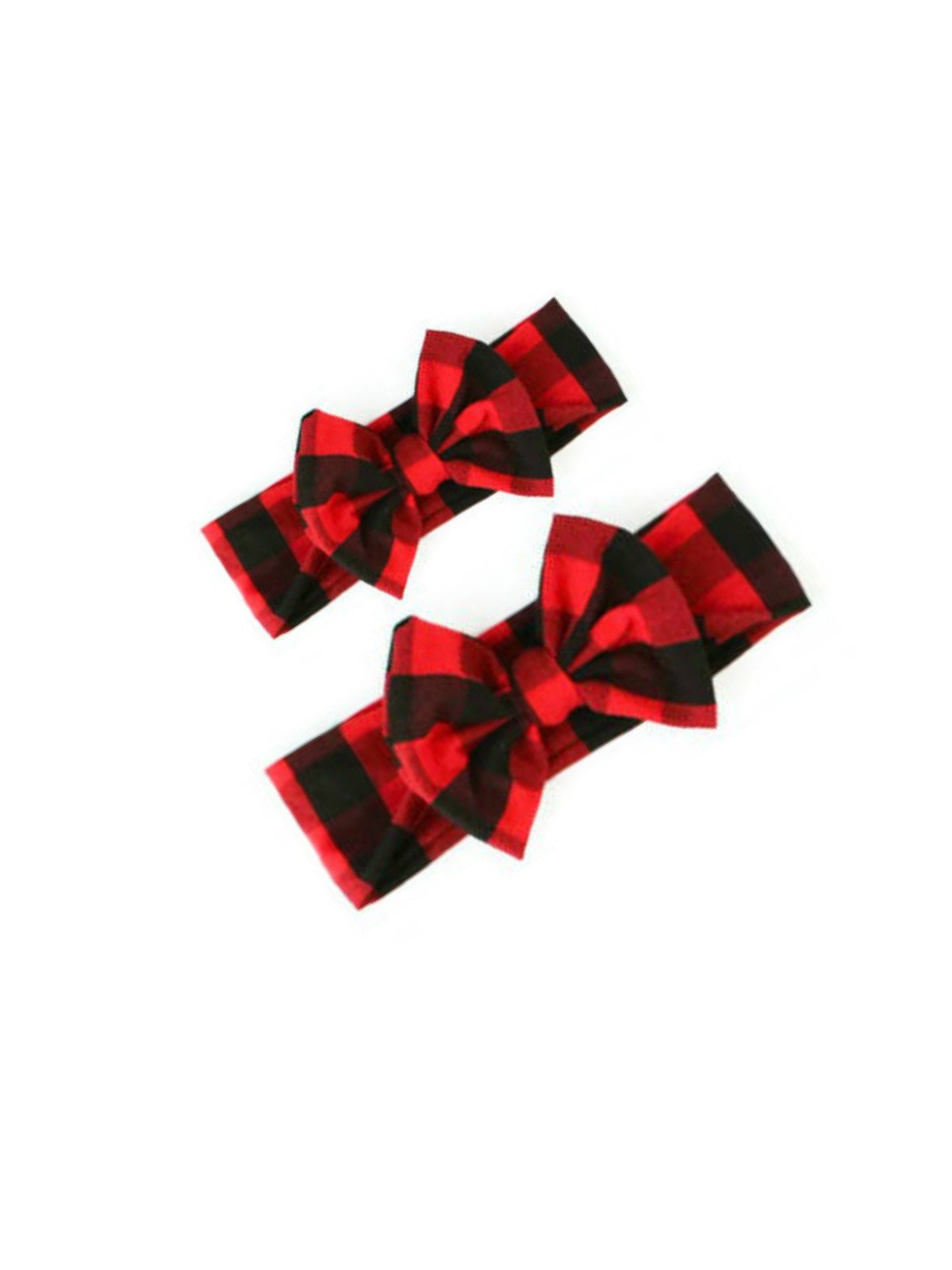Mommy and Me Buffalo Plaid Headbands