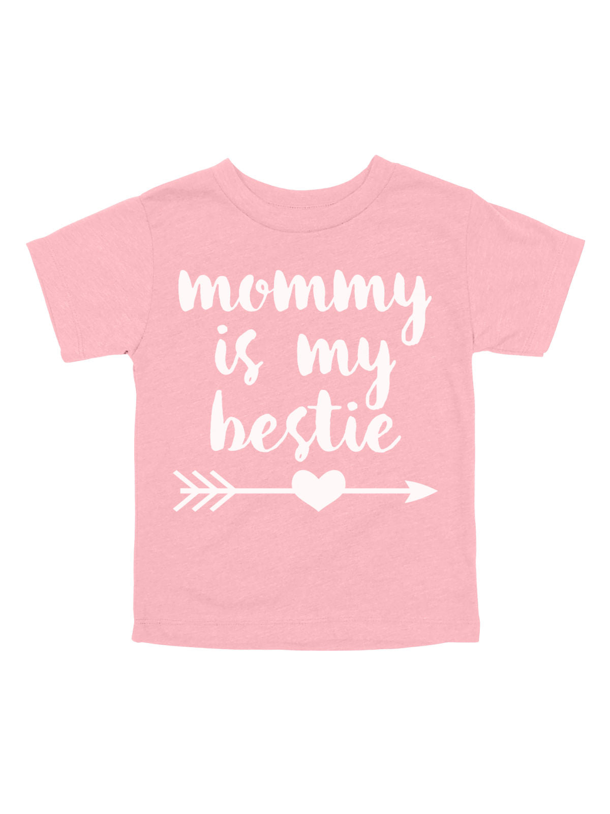 Mommy is My Bestie Girls Pink Shirt