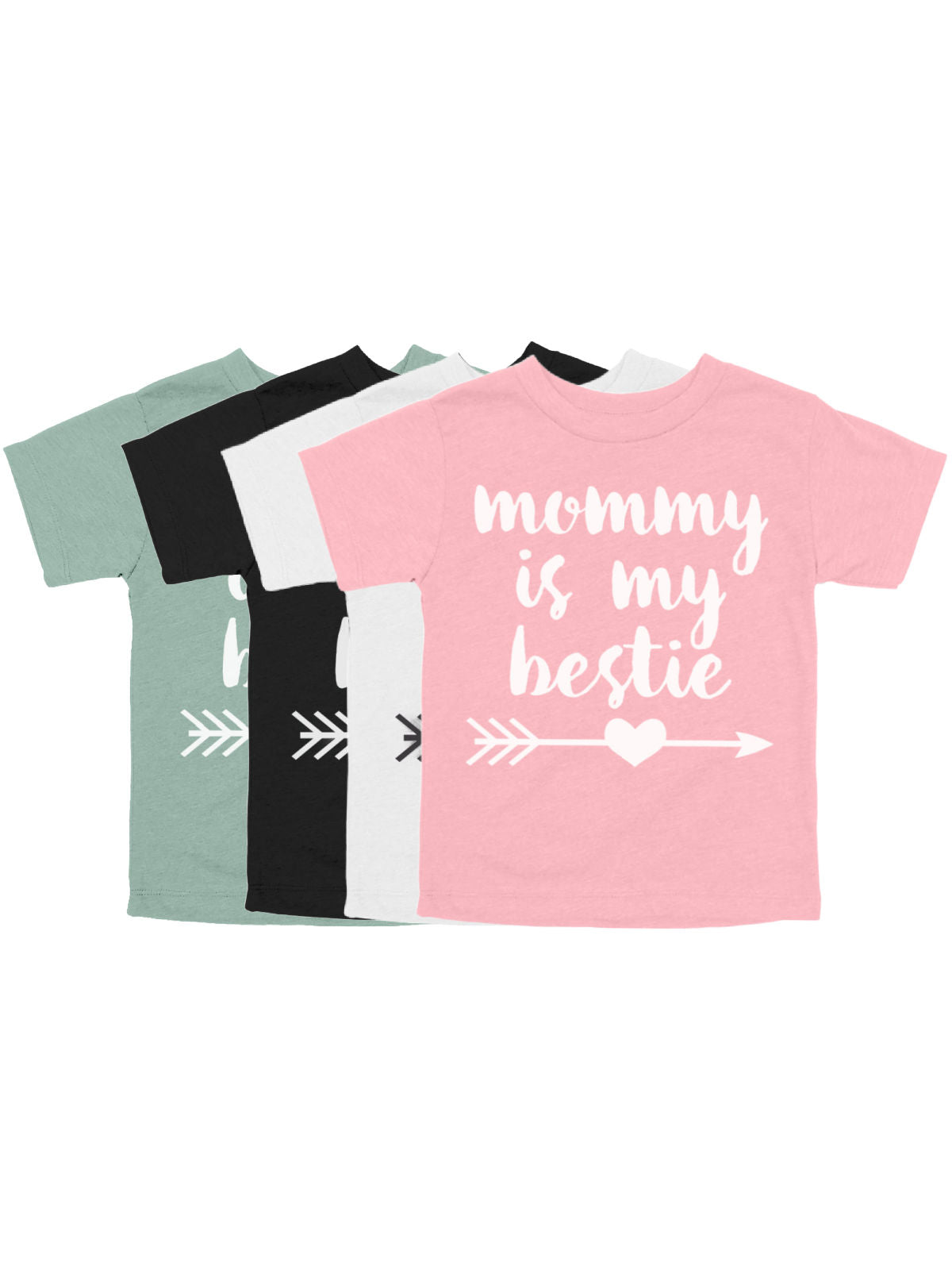 Kids Mommy is My Bestie Girls Shirts