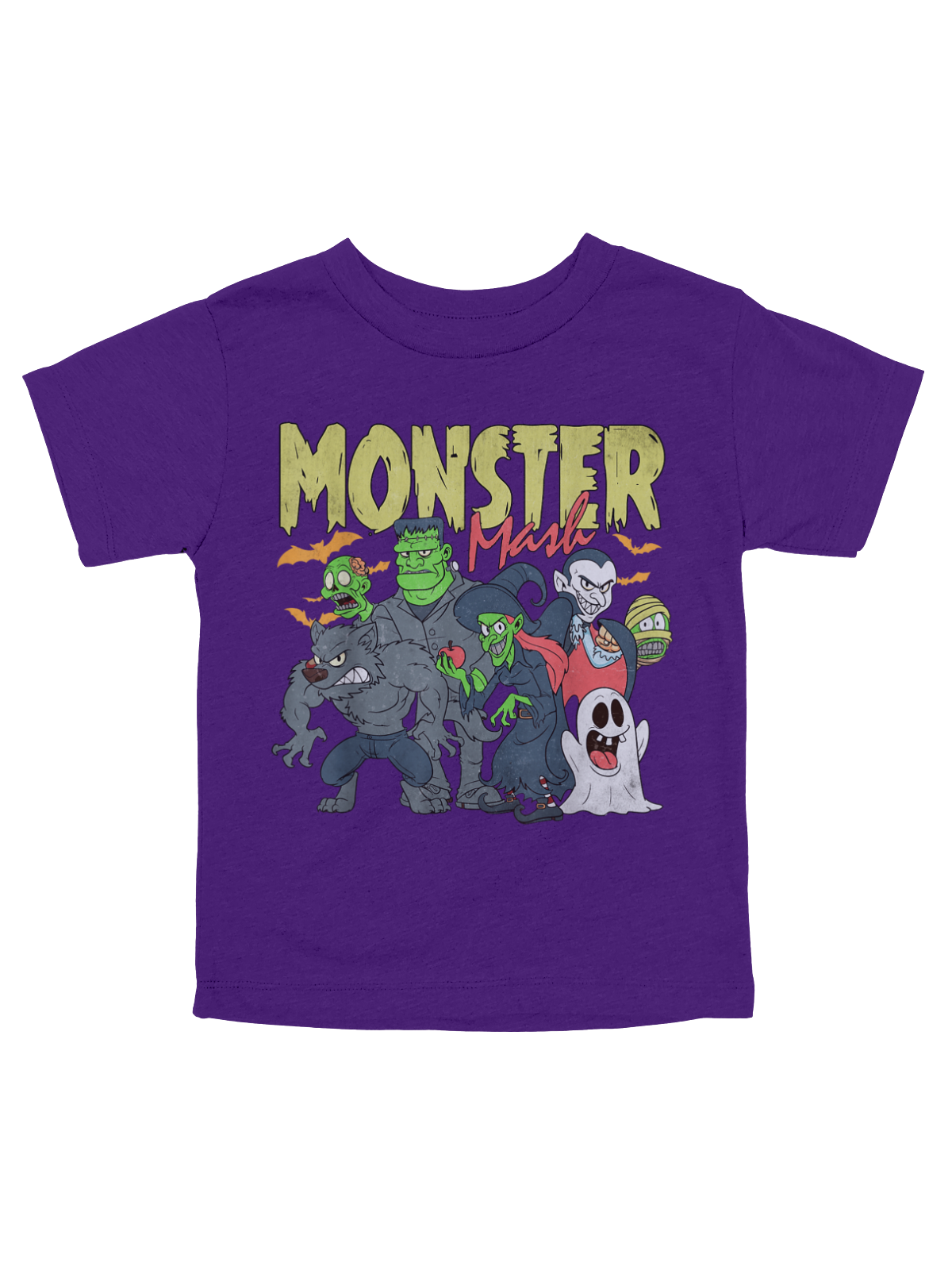 Monster Mash Kids Halloween Shirt in Purple