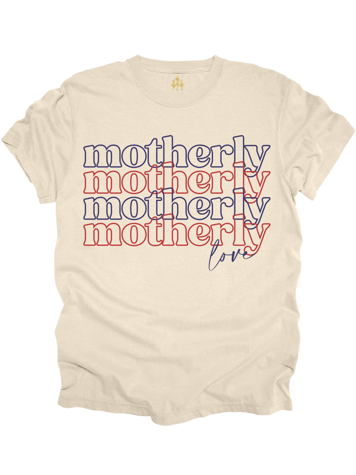 Motherly Love Philly mom shirt cream graphic tee