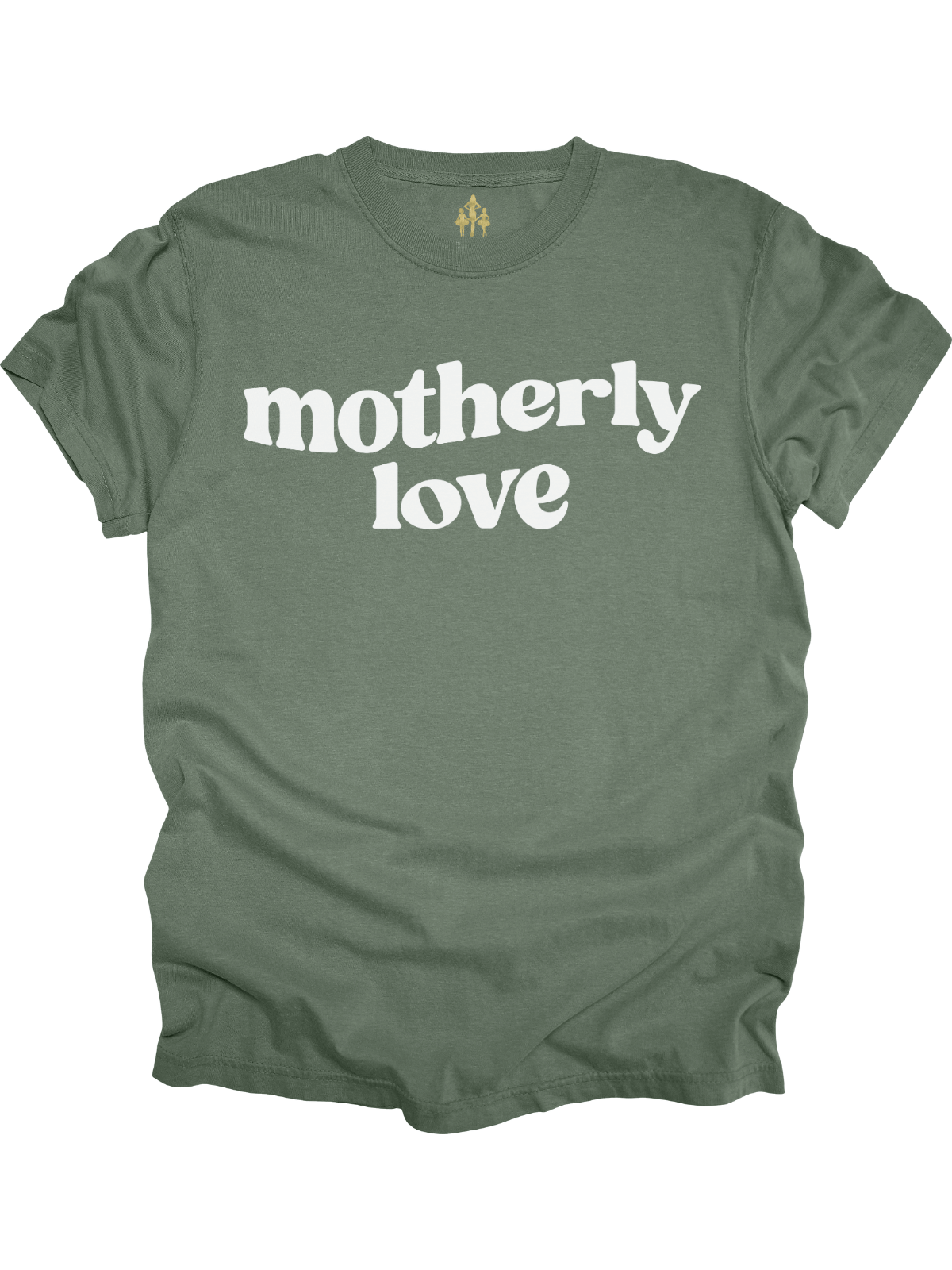 Motherly Love Philly Mom T-Shirt in Hemp Green