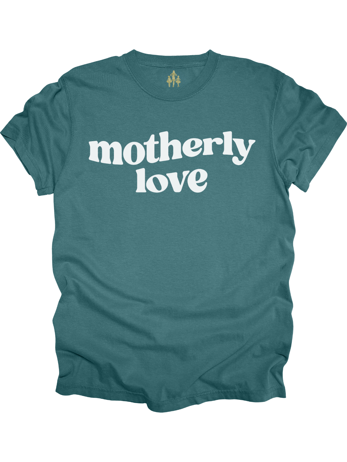 Motherly Love Philly Mom T-Shirt in Blue Spruce