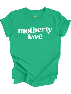Motherly Love Philly Mom T-Shirt in Kelly Green