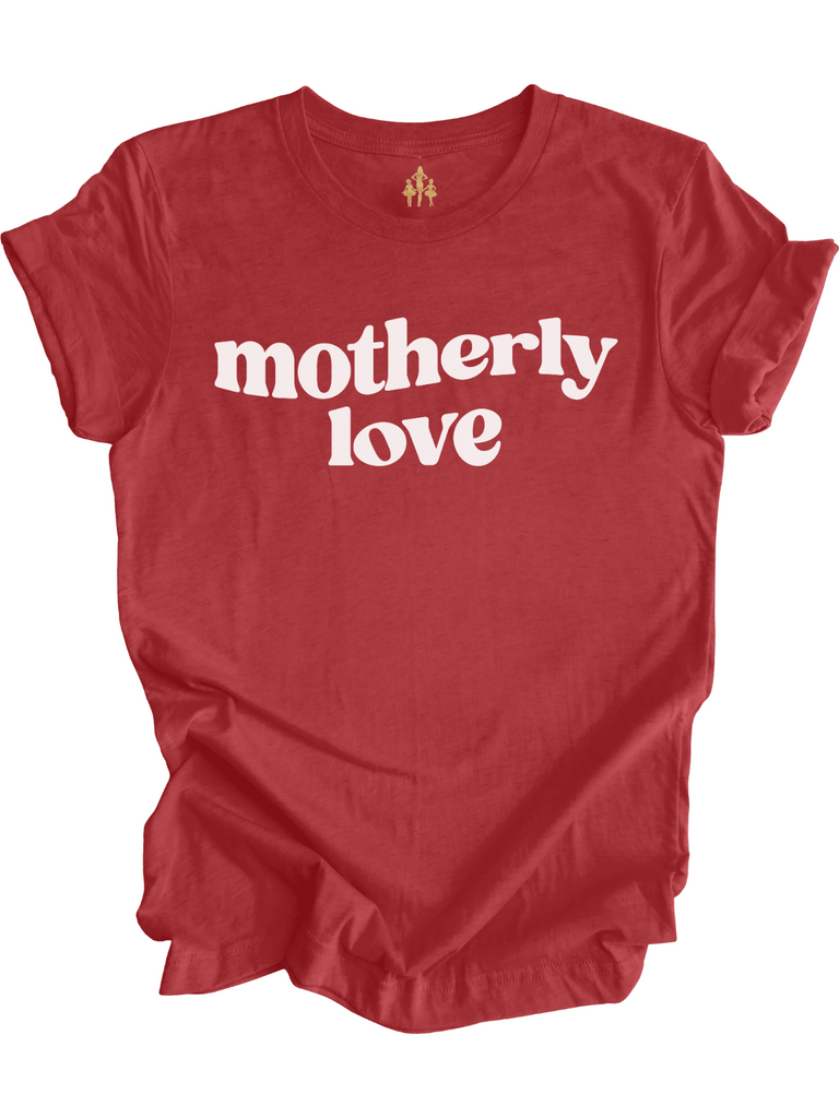 Motherly Love Philly Mom Shirt – Red Women's Tee - Mackenzie