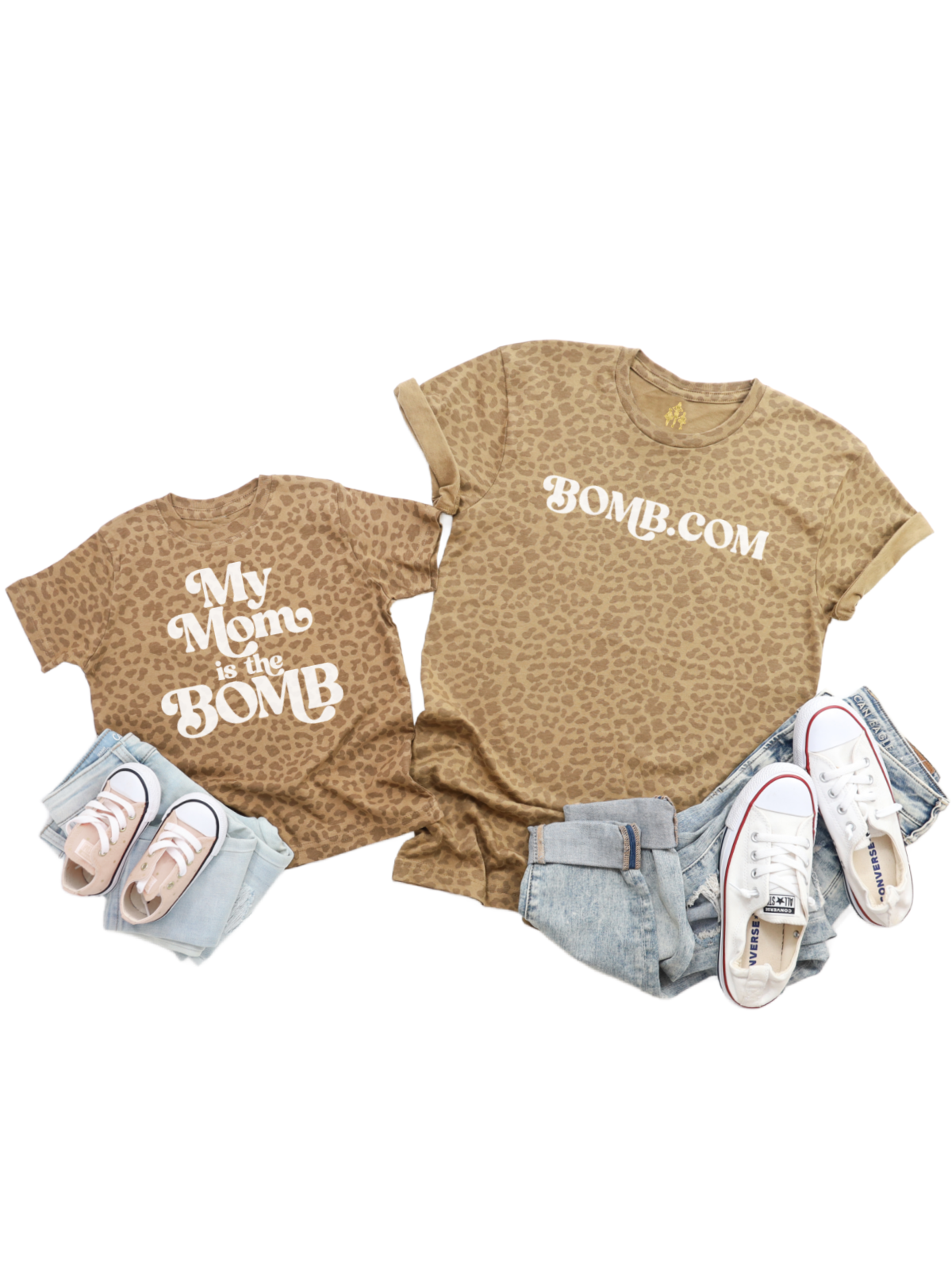 My Mom is the Bomb Dot Com Mommy and Me Matching Shirts