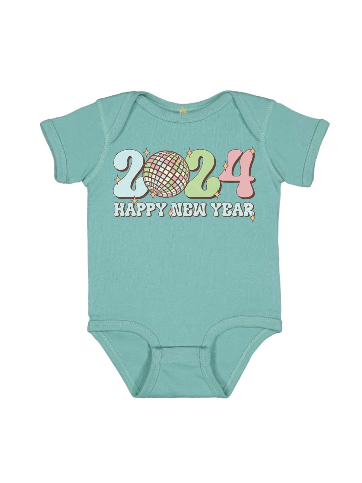 2024 Happy New Year Infant One Piece Coverall