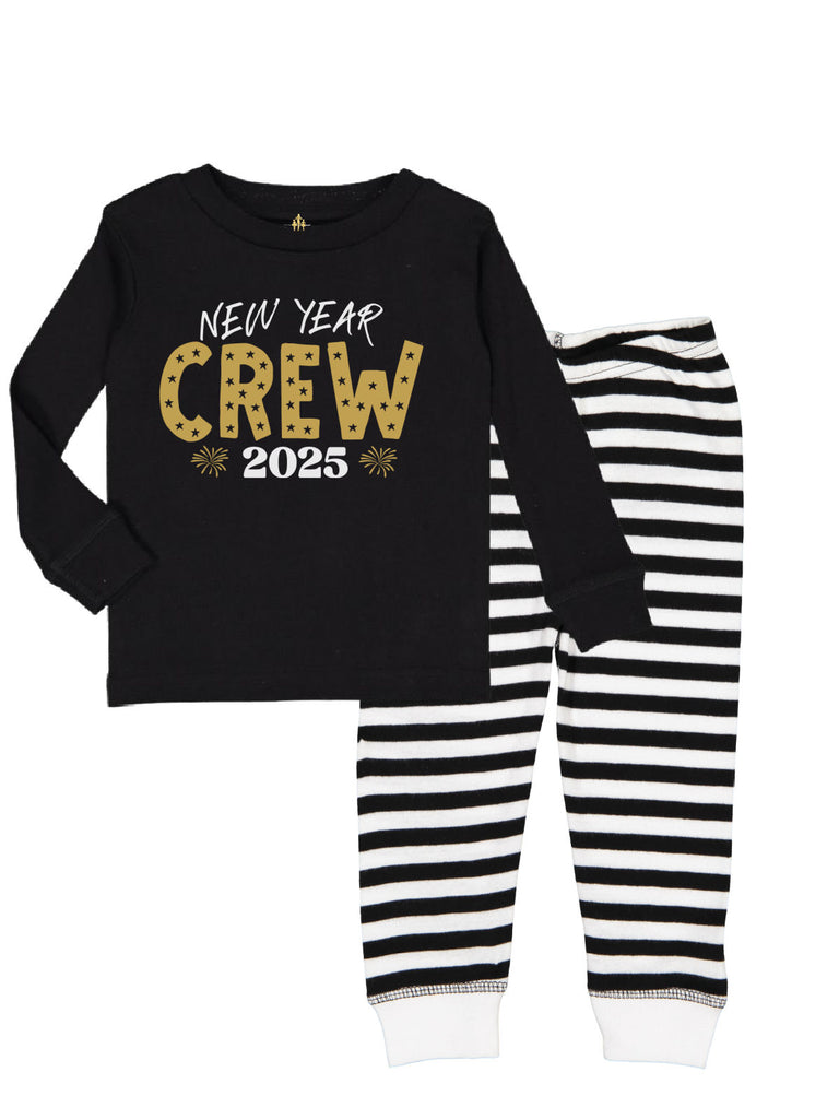 New Year Crew 2025 Kids Pajamas Set Mackenzie Madison Mackenzie Madison of Philadelphia