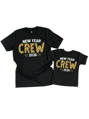New Year Crew 2026 Matching Family Shirts