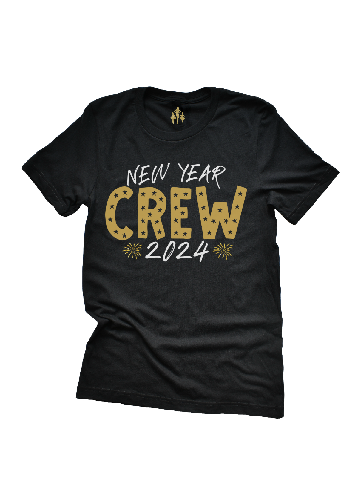 New Year Crew 2024 Adult Shirt in Black