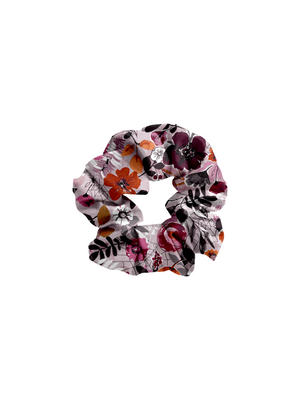 Girls Halloween Scrunchies in Night Bloom Violet