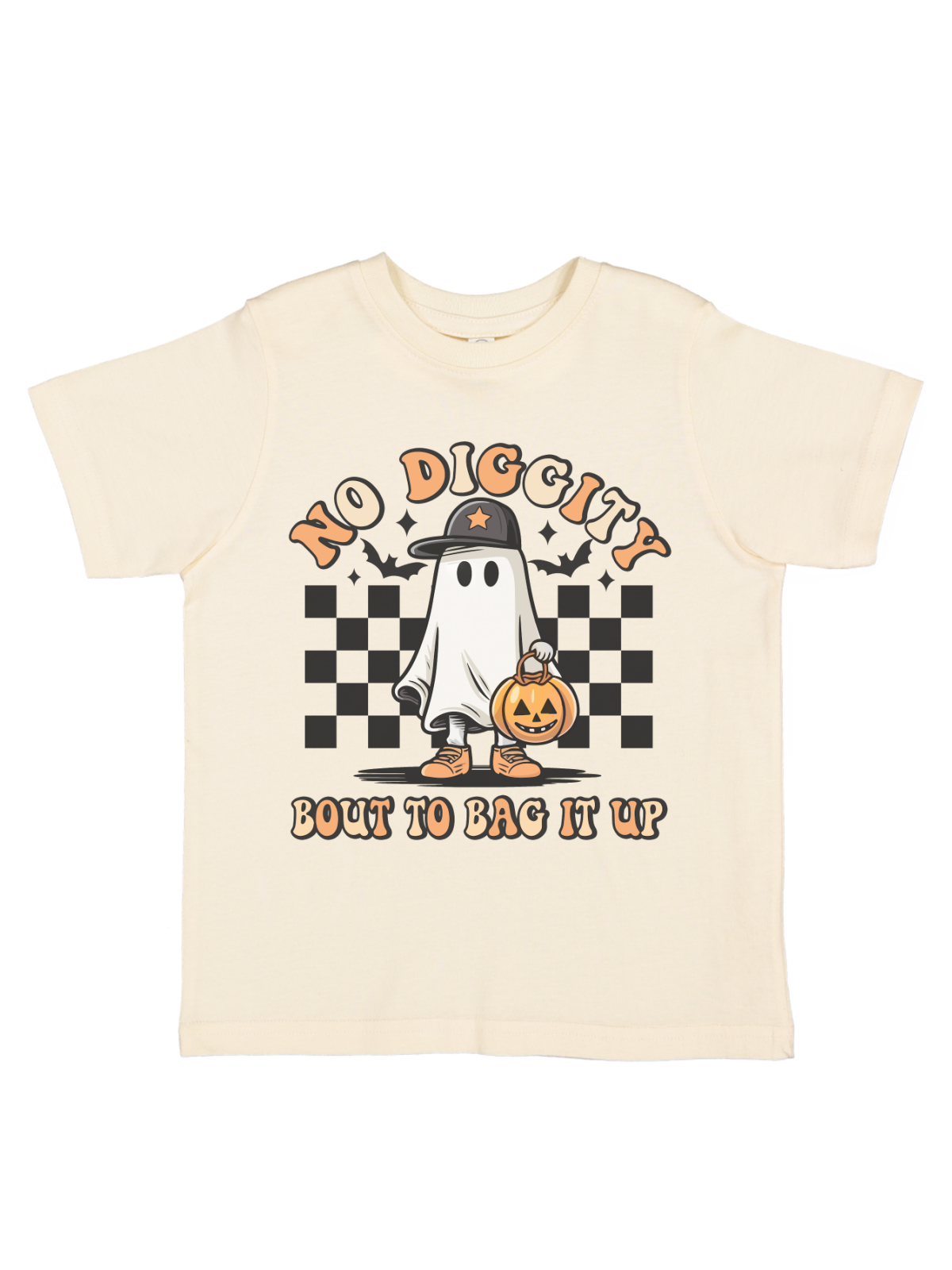 No Diggity Bout to Bag It Up Kids Trick or Treat Halloween Shirt