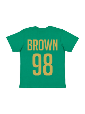 Custom Father's Day Jersey Shirt in Kelly Green