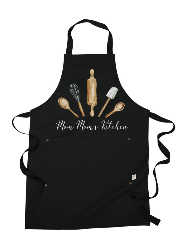 Custom Apron for Women and Mom, Cooking Apron with Custom Name, Women  Kitchen Gifts for Mother and Grandma, Birthday, Thanksgiving, Mothers Day  from