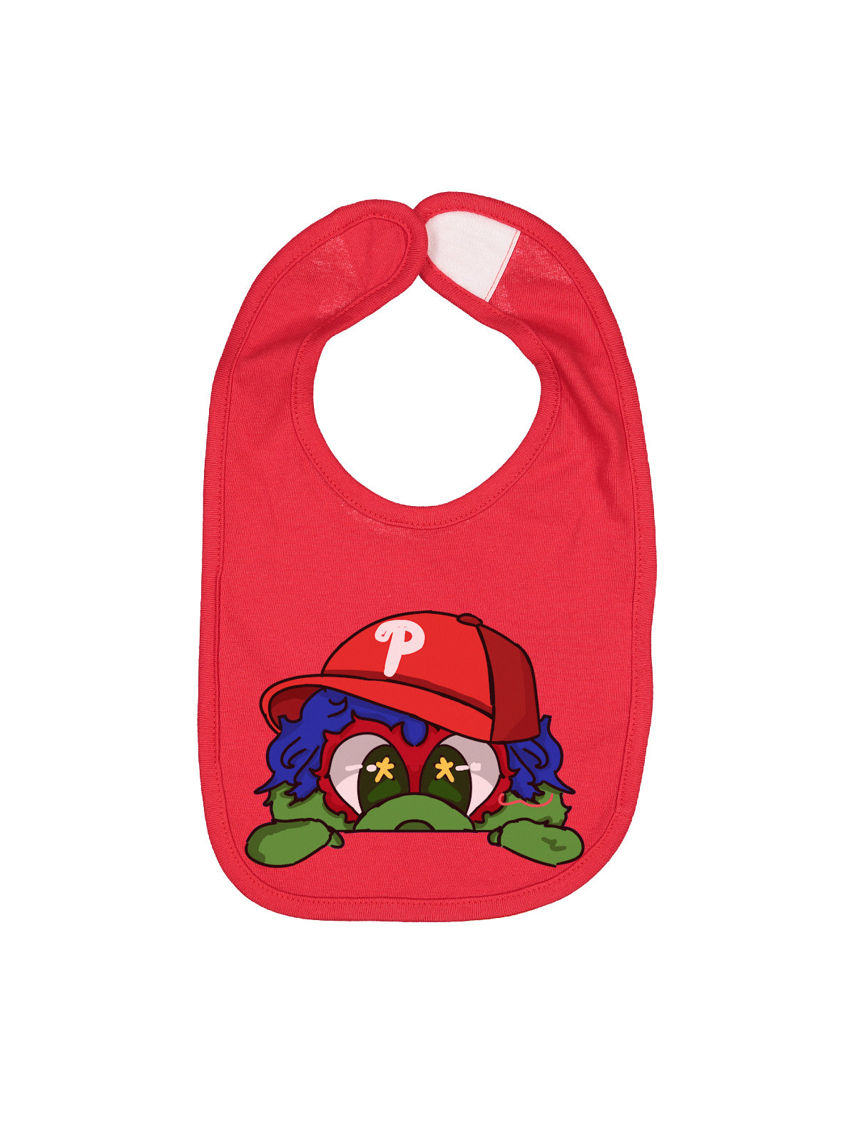 blue baseball baby bib Philly infant bib game day baby accessory