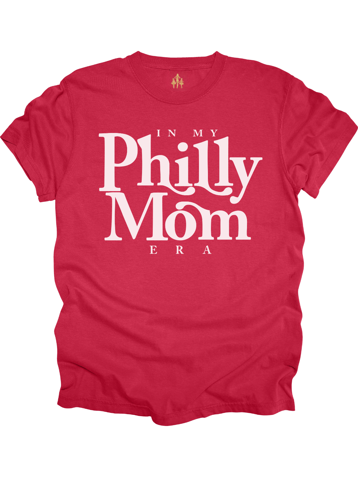 In My Philly Mom Era red women’s t-shirt