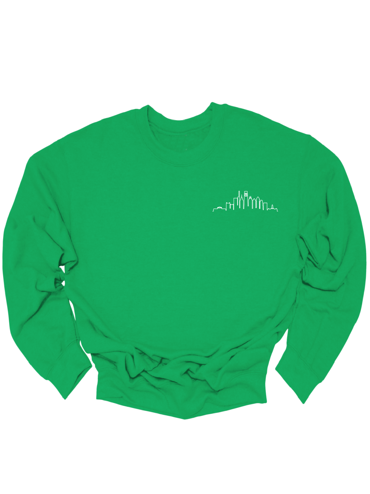 Philly Mom Sweatshirt in Kelly Green - Front