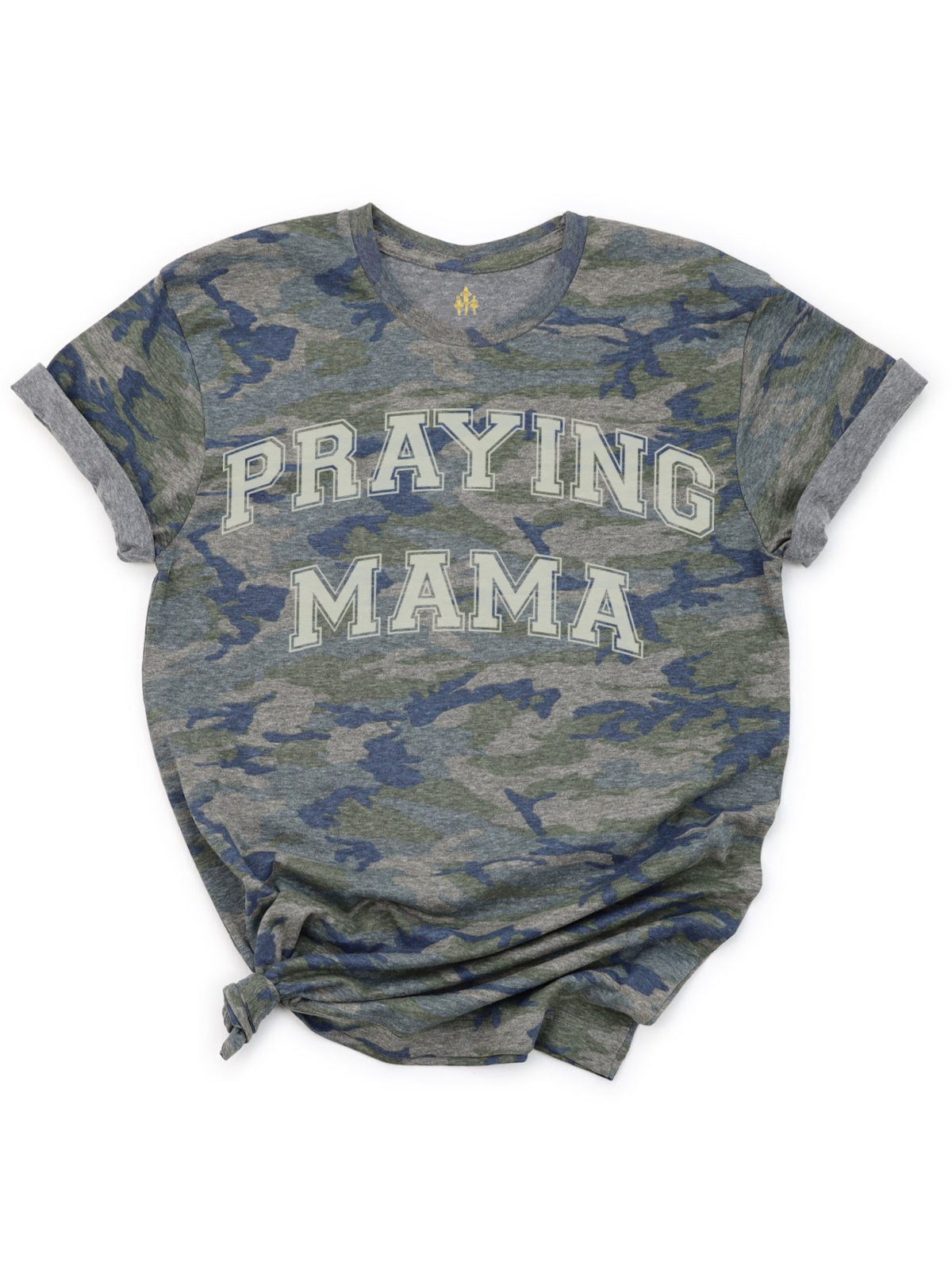 Praying Mama Camouflage Women's Easter Shirt