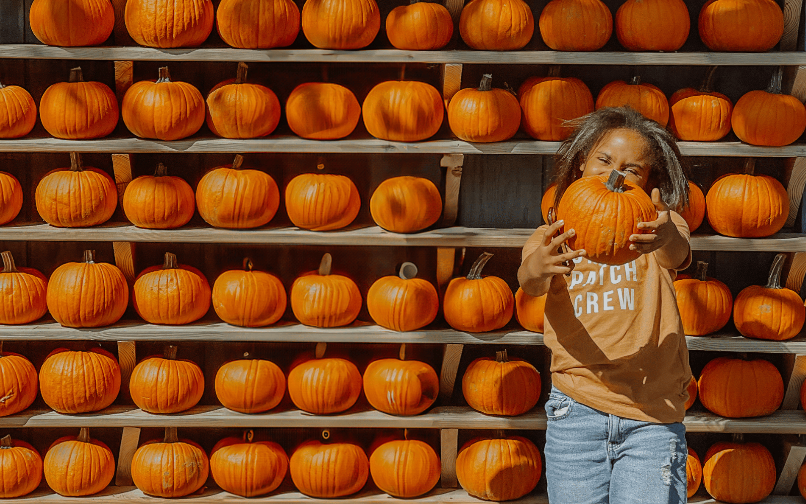 Kids Pumpkin Patch Crew Shirt