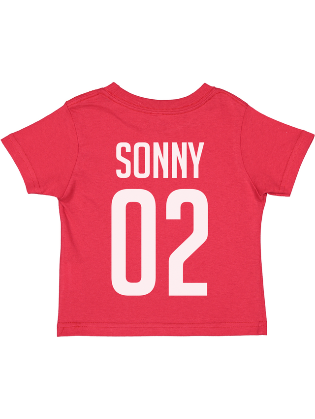 Red Kids Jersey Shirt