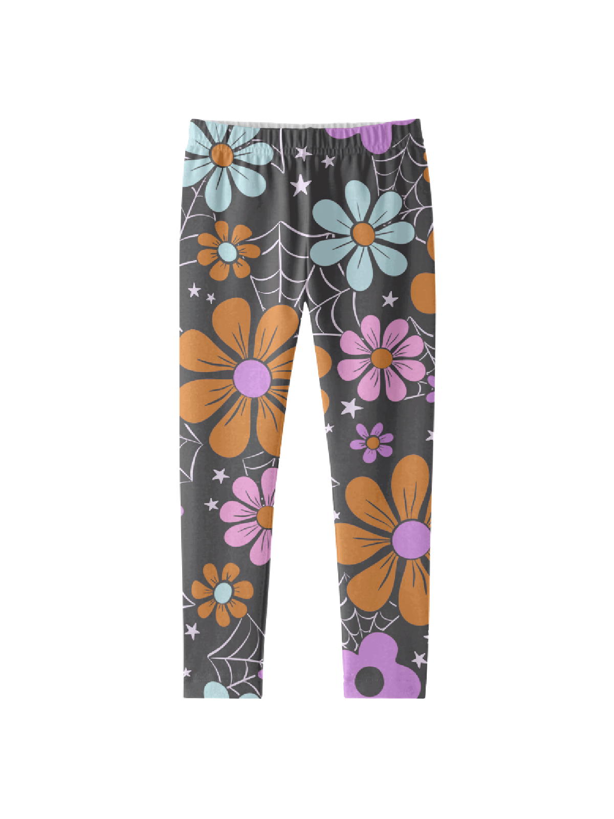 Girls Halloween Leggings in Spooky Cute Print