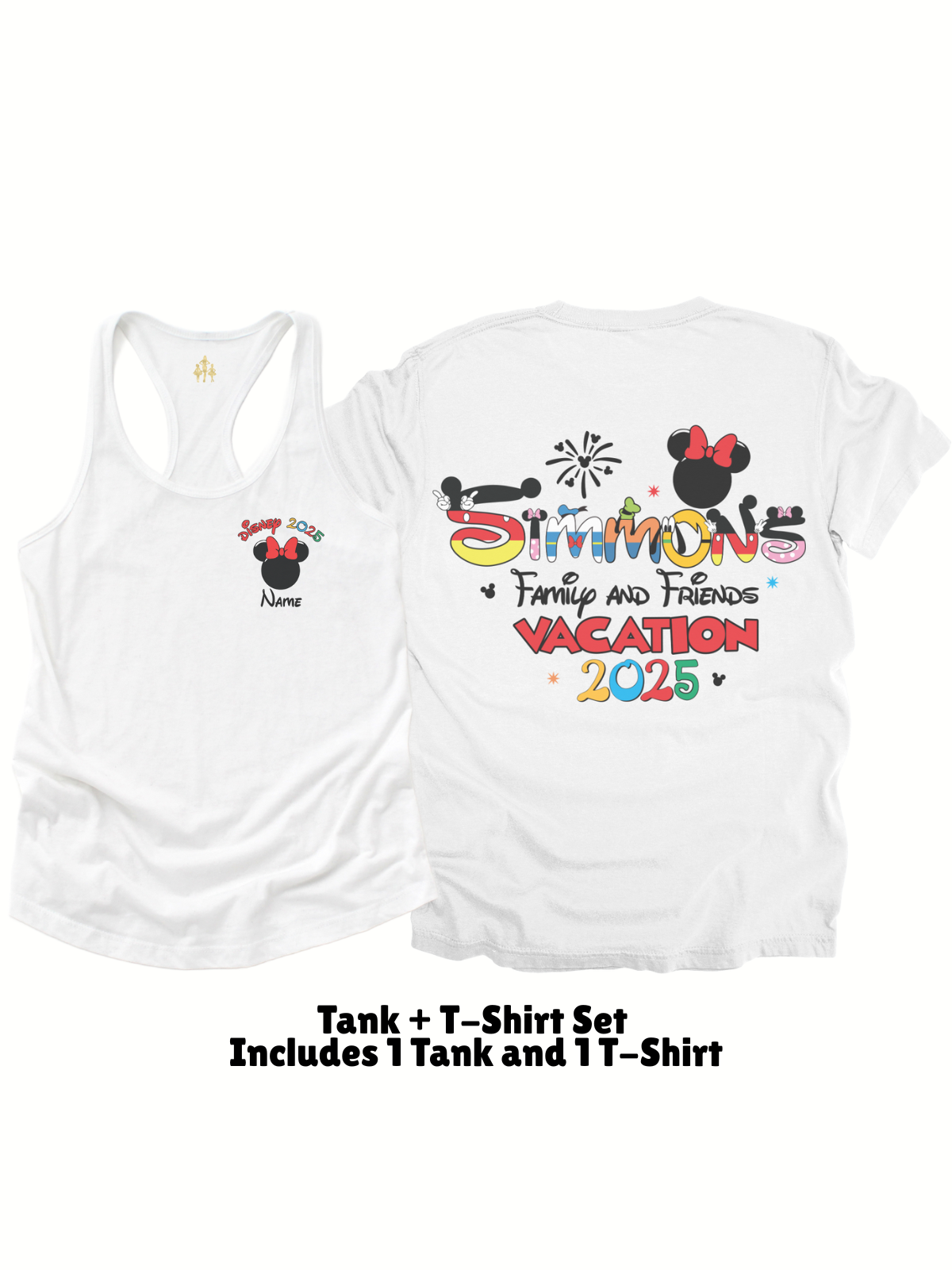 Simmons Family Reunion Tank + Shirt Set