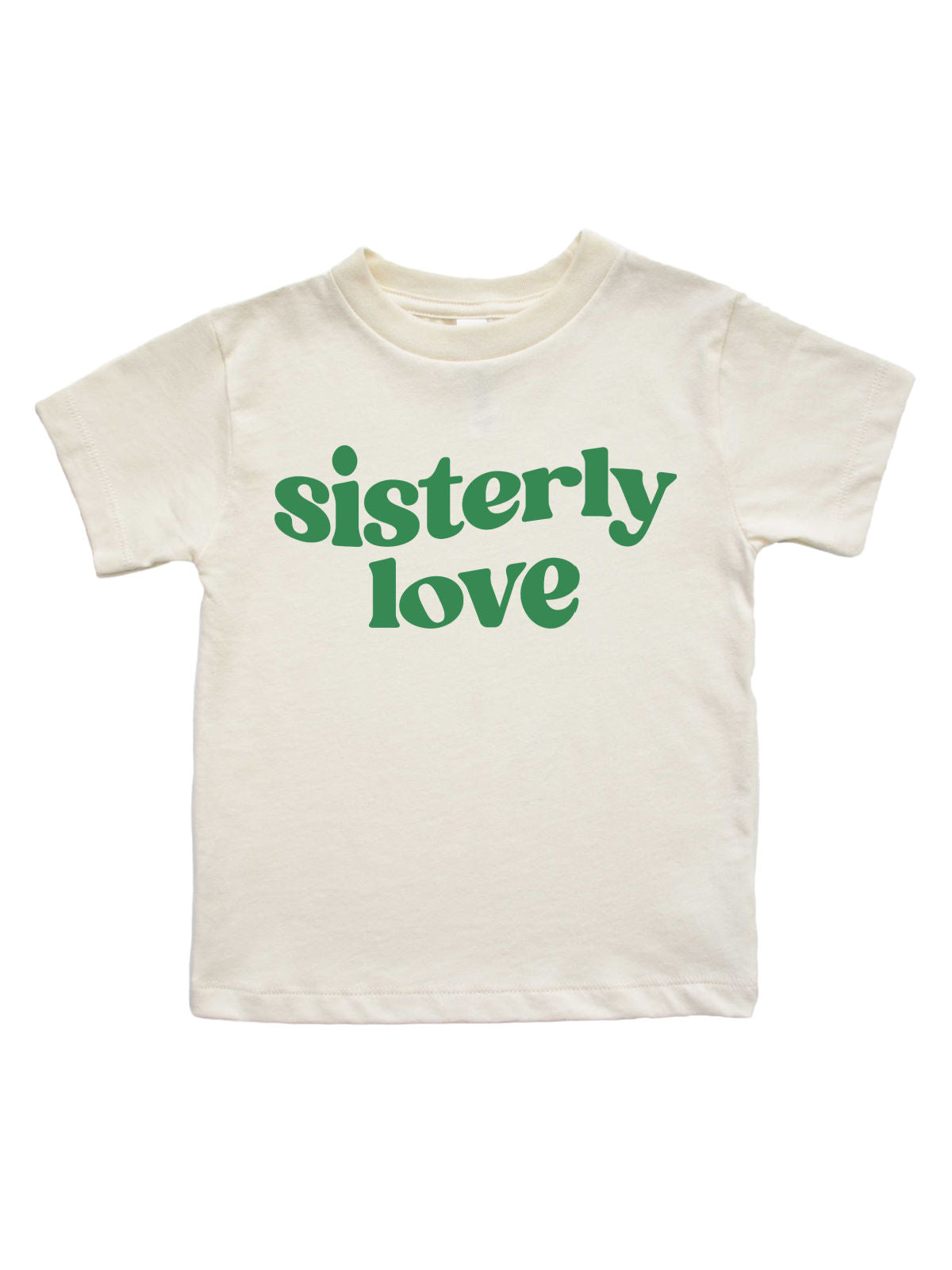 Sisterly Love Philly Kids Short Sleeve Shirt in Natural