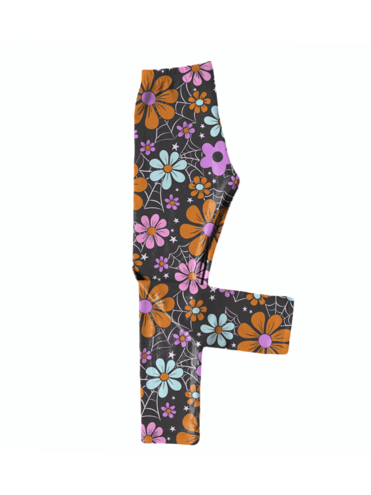 Girls Halloween Leggings in Spooky Cute Print