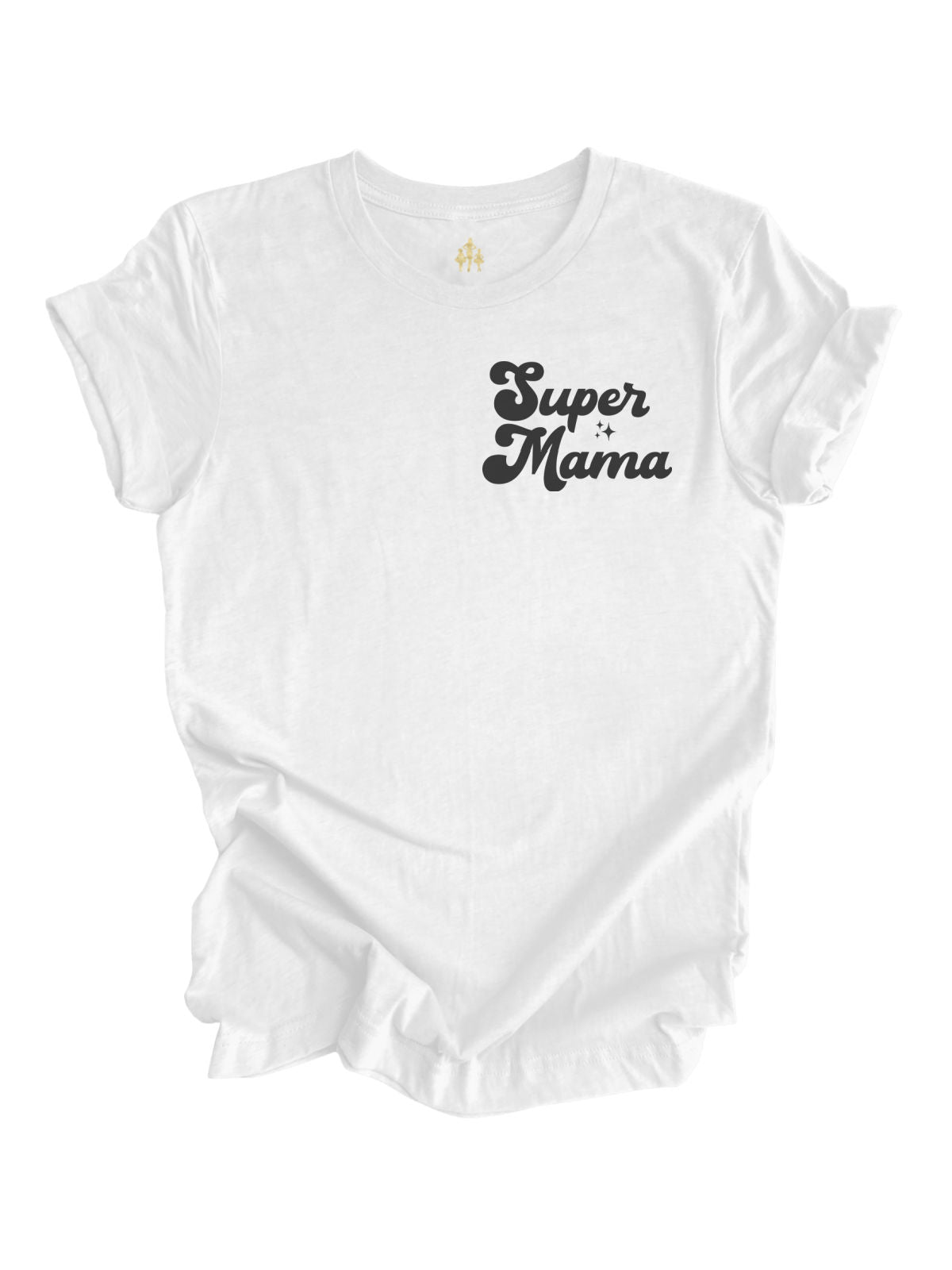 Super Mama shirt with retro-inspired design